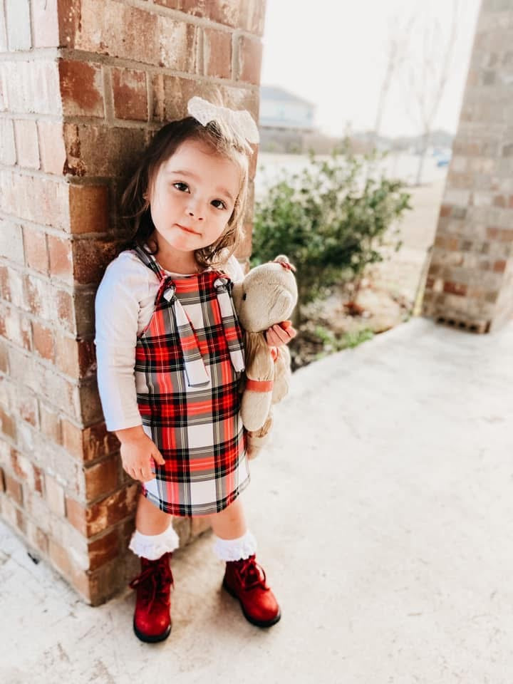 White plaid