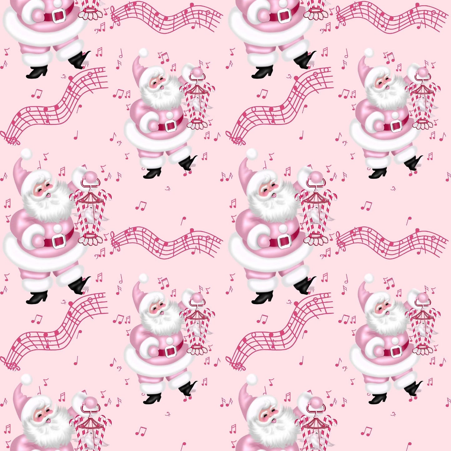 Pink vintage jolly guy