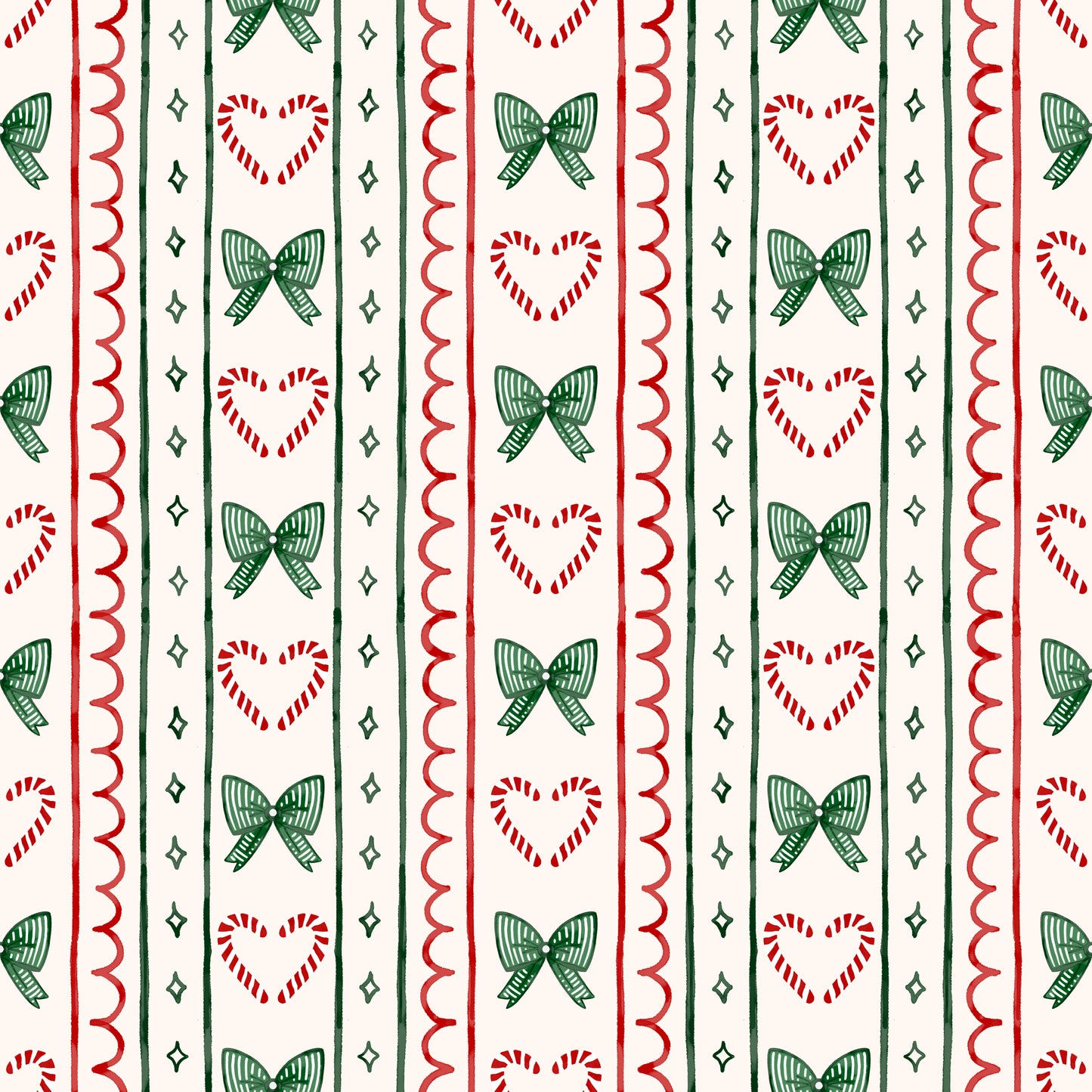 Candy cane coquette