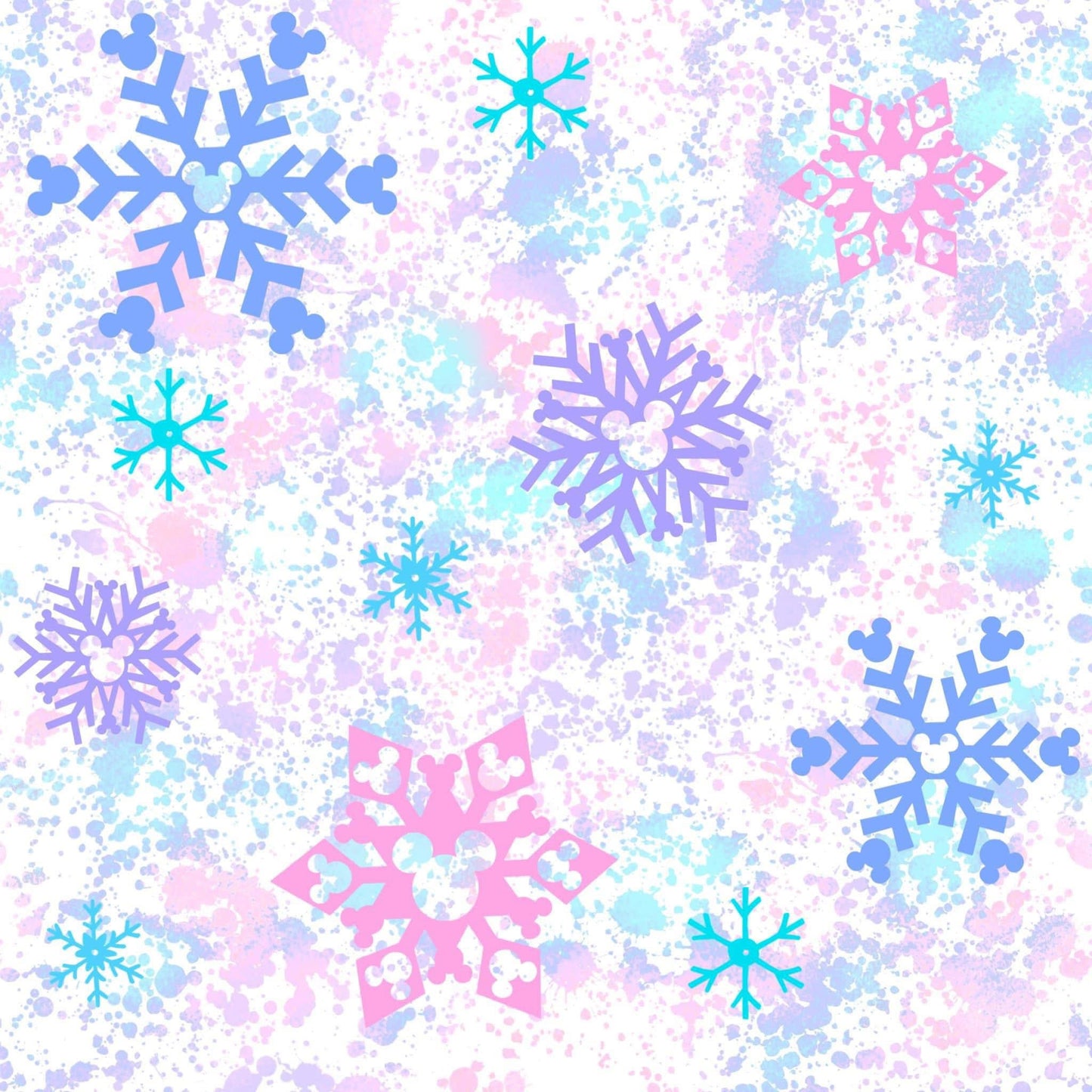 Pastel snowflake
