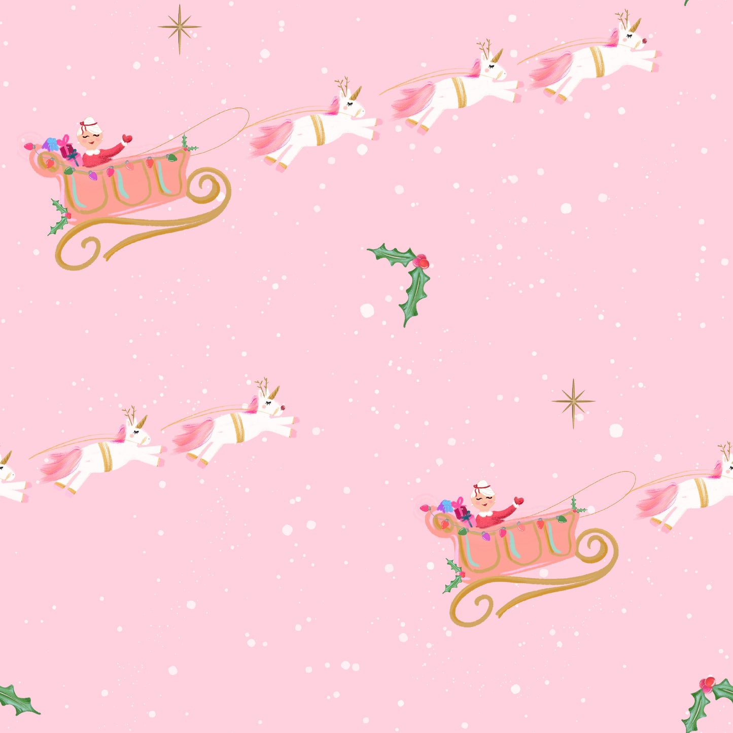 Mrs claus unicorn squad