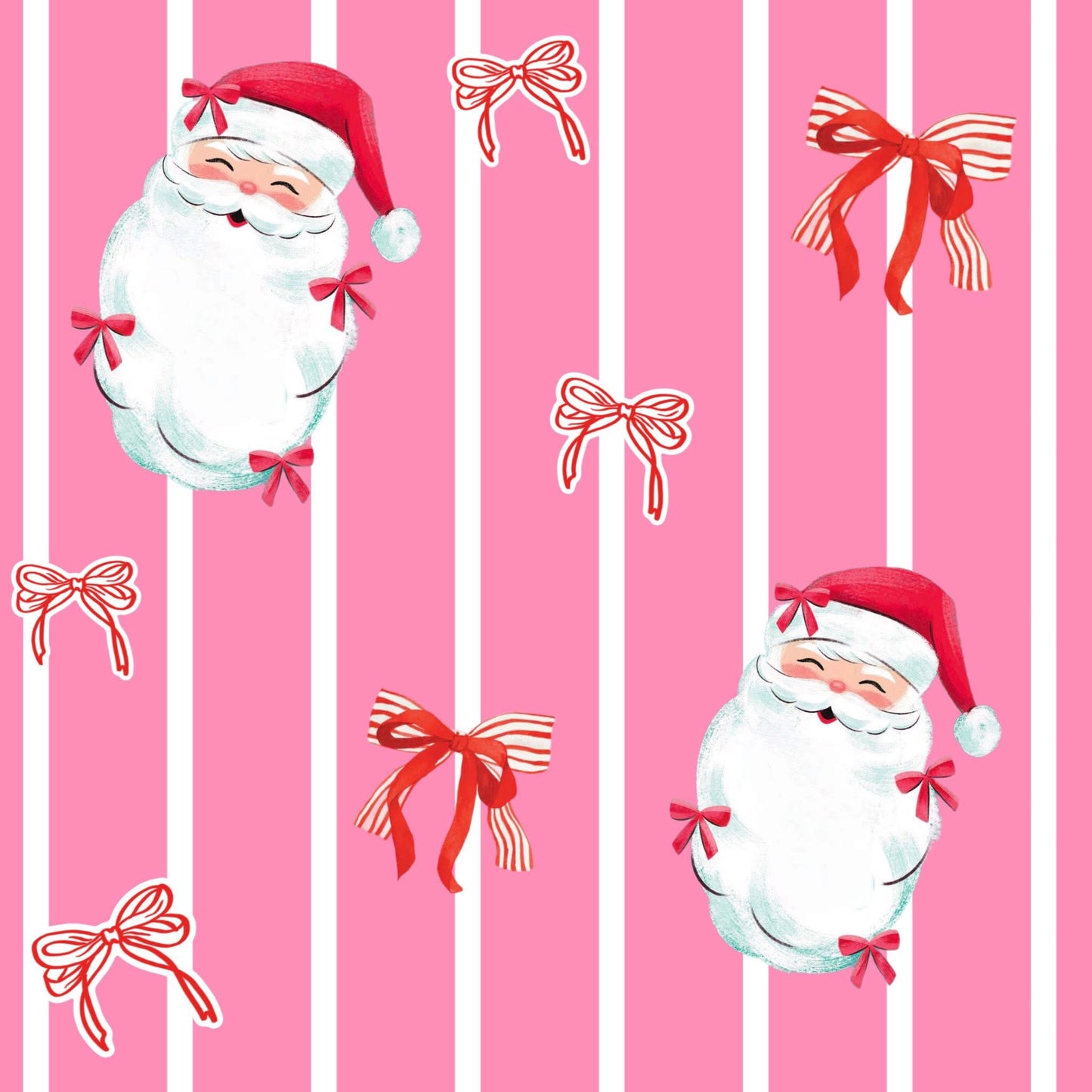 Pink Jolly Red Bow