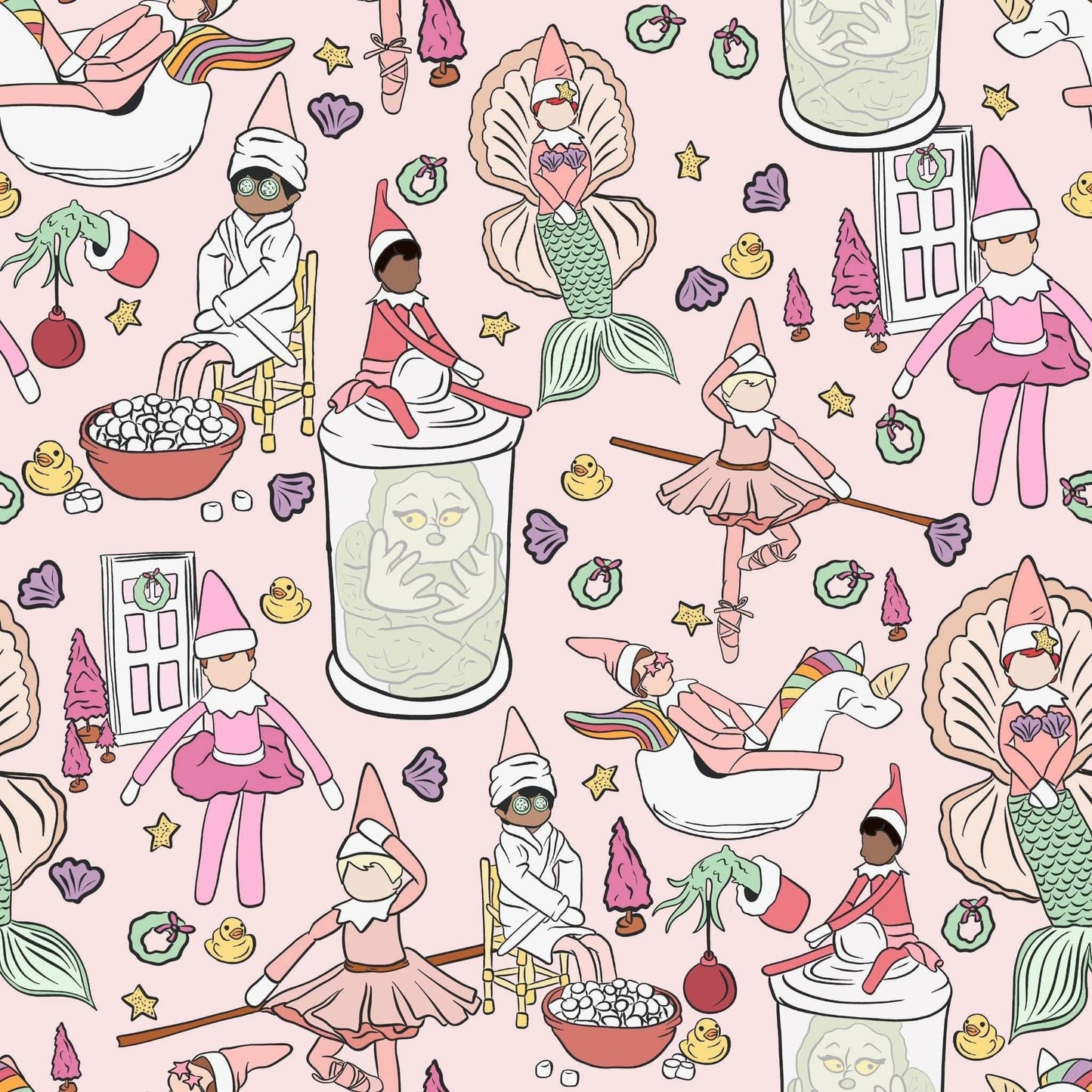 Pink elf