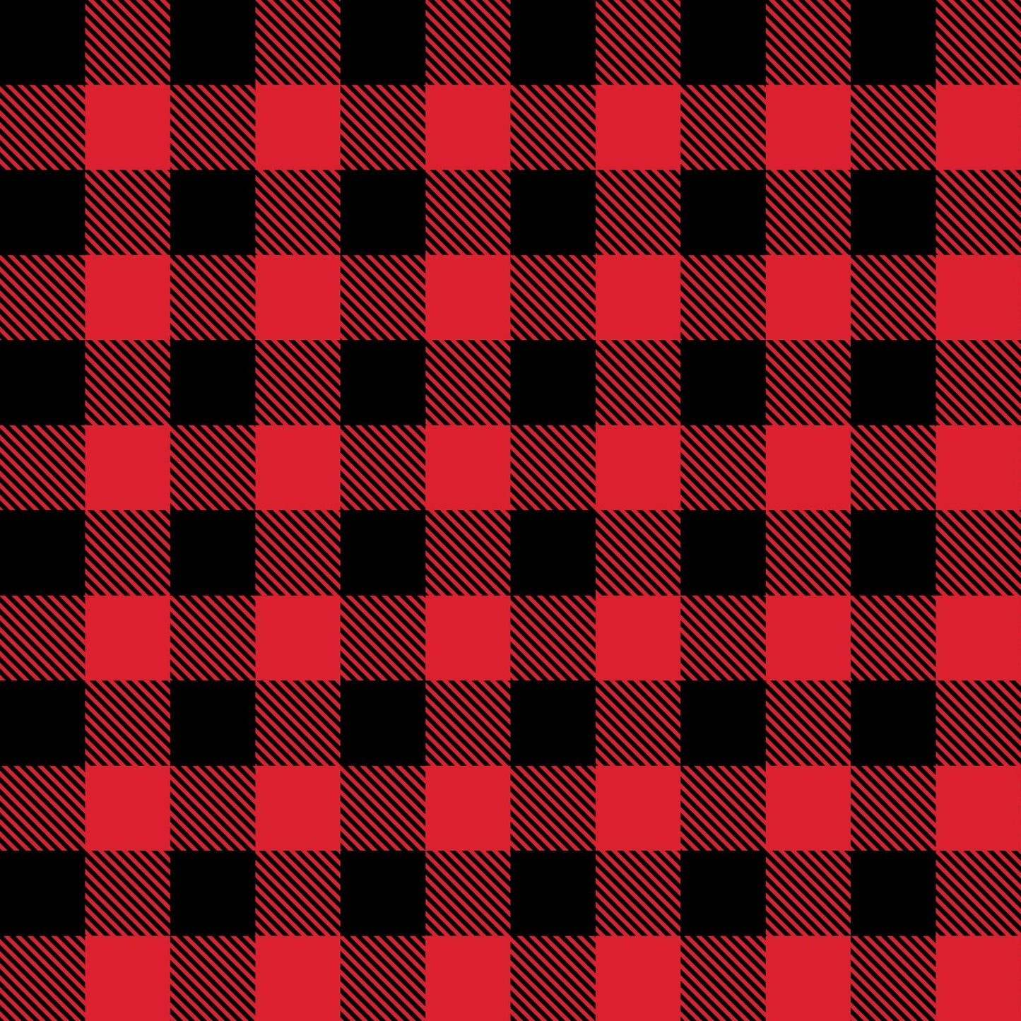 Red and Black Buffalo Plaid