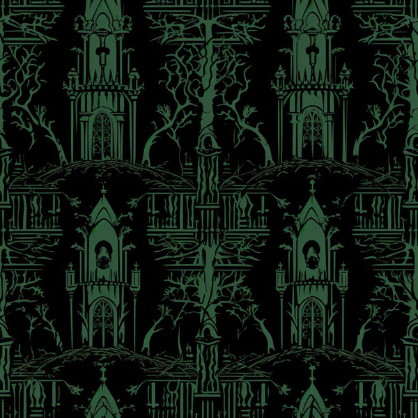 Black and green haunted