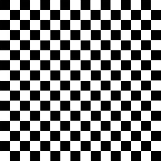 Black and White Checkered